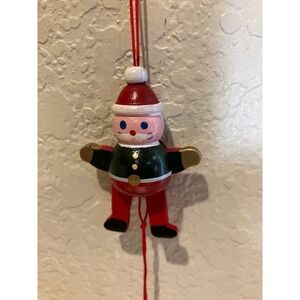 Jumping Jack‎ Santa Motion Christmas Ornament 2.5"